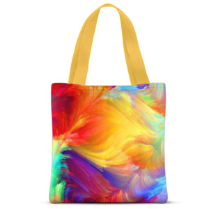 Tas Tote Fullprint Colorfull