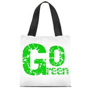 Tas Tote Fullprint go green