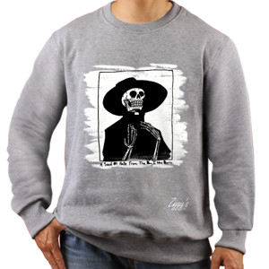 Jaket Sweater Skull Hat - Ziggys Cloth