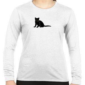 Kaos T-Shirt #PERSONALVIEW - Black Cat