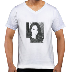 Kaos  15.front_Beauty_woman_sket_pencil_white