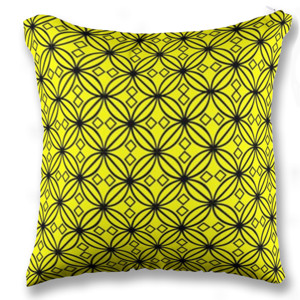 Bantal Pola Batik Yellow 1 - Customic47