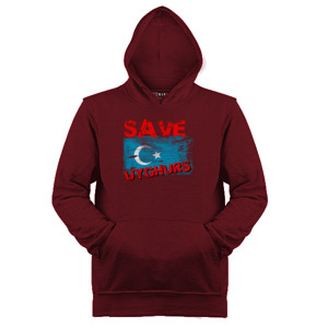Jaket Hoodie save uyghurs