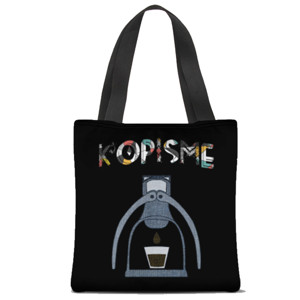Tas Tote Fullprint Kopi Is Me