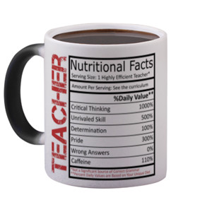 Mug Bunglon ME-0019 Teacher Nutritional Facts