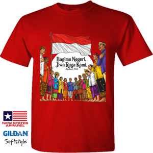Kaos BAGIMU NEGERI, JIWA RAGA KAMI - 004