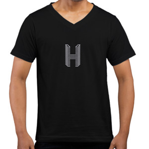 Kaos  Logo huruf H gamer