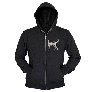 Hoodie Zipper Kaos Gambar Anjing 259