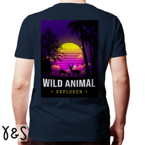 Kaos Wild Animal Explore Retro Style