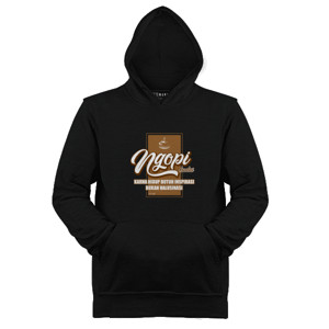 Jaket Hoodie Hoodie Ngopi Kudai