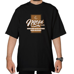 Kaos Oversize Hoodie Ngopi Kudai