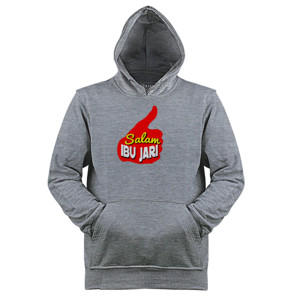 Jaket Hoodie Salam Ibu Jari