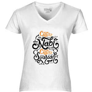 Kaos Cinta Nabi Cinta Syariah