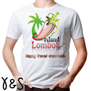 Kaos Lombok Happy Travel