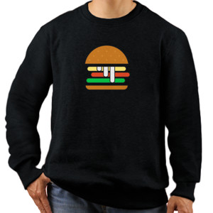 Jaket Sweater Burger Shirt
