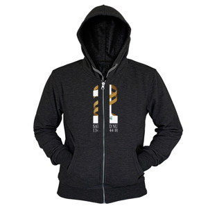 Hoodie Zipper Kaos Satu Abad NU Dark RM