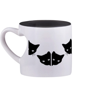 Mug Dua kepala kucing