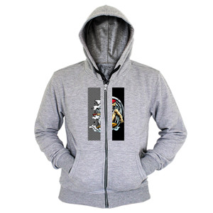 Hoodie Zipper Selancar Fun