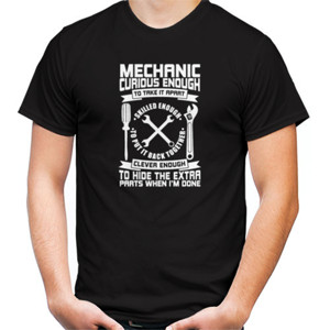 Kaos MECHANIC CURIOUS ENOUGH Unisex