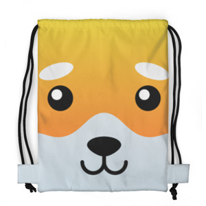 Tas Serut Fullprint Serigala lucu