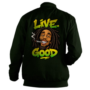 Jaket Bomber Live Good Reggae Legend