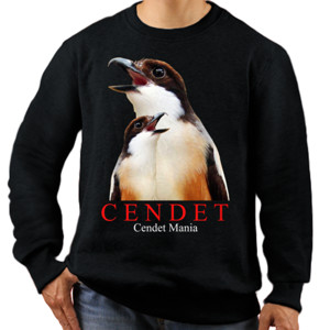Jaket Sweater Burung Cendet/Pentet