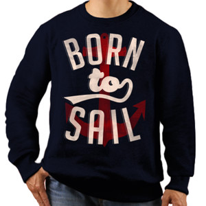Jaket Sweater BORN TO SAIL