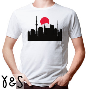 Kaos View Kota Tokyo Landmarks Gunung Fuji Jepang