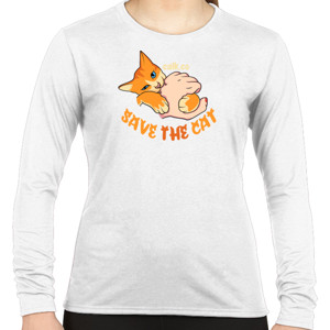 Kaos kaos wanita save the cat