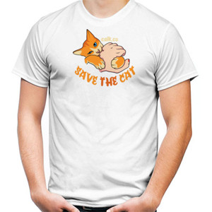 Kaos kaos wanita save the cat
