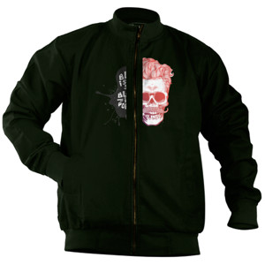 Jaket Bomber Black is not sad