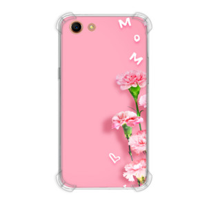 Casing HP Bunga dengan latar pink