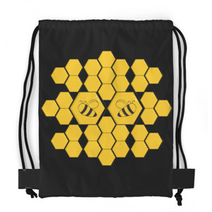 Tas Serut Fullprint Lebah Madu