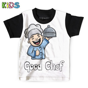 Kaos Anak Full-Print Good chef