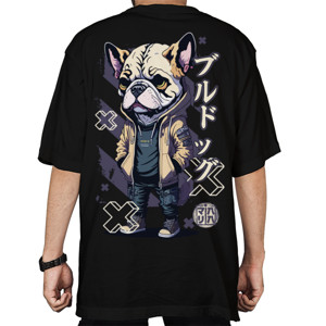Kaos Oversize Bulldog - Streetwear Style