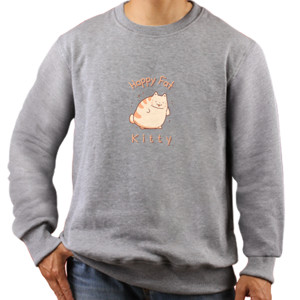 Jaket Sweater Happy Fat Kitty