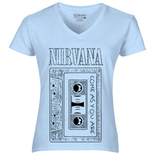 Kaos Kaset Nirvana Come As You Are 
