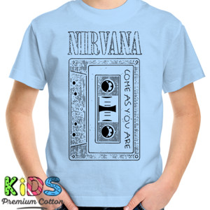 Kaos Kaset Nirvana Come As You Are