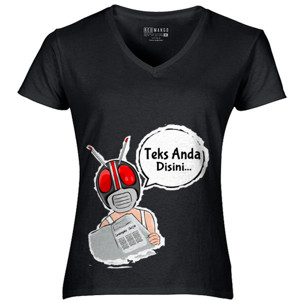 Kaos Mask Rider Nganggur