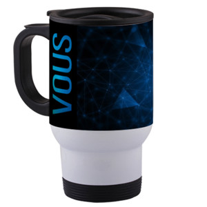 Travel Mug Geometric Abstract 03