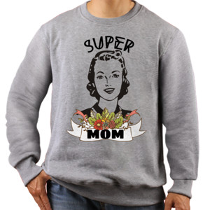 Jaket Sweater Super Mom