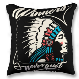 Bantal WINNERS NEVER QUIT