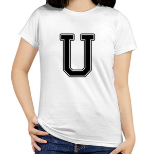 Kaos Kaos Huruf U Keren