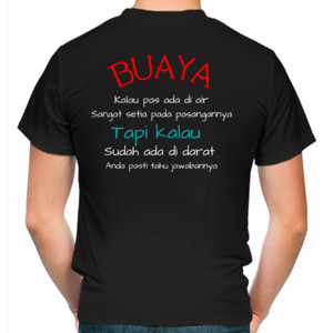 Kaos Kata kata lucu