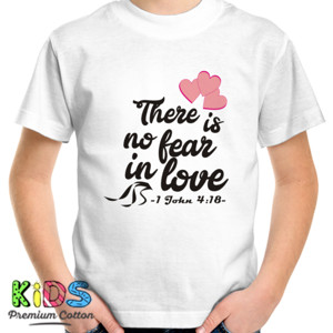 Kaos 1 John 4:18 [Black Text]
