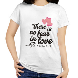 Kaos 1 John 4:18 [Black Text]