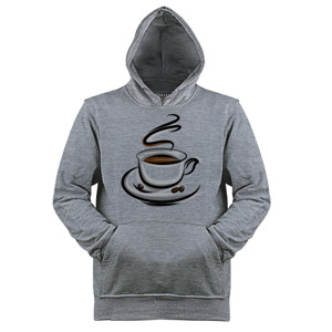 Jaket Hoodie Coffee