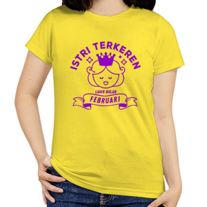 Kaos Istri Terkeren - purple