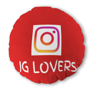 Bantal Bulat IG LOVERS