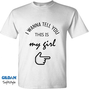 Kaos Couple My Girl Putih